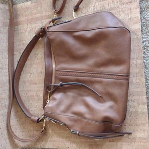 Realer Hobo Bag for Women Vegan Brown Leather Purse Convertible Bag